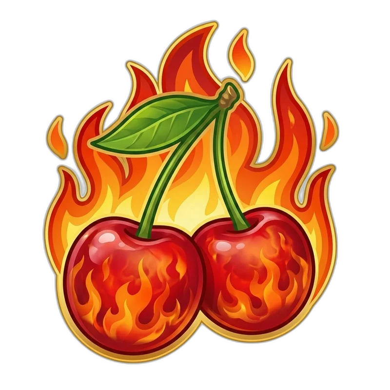 Fire Joker Klassische Kirschen Symbol